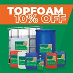 10% OFF MS TOPFOAM PRODUCTS ALL OCTOBER AND NOVEMBER!
