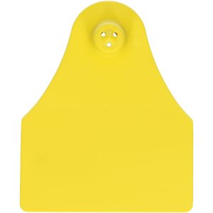 MS TAG JUMBO FEMALE, YELLOW, CLOSED,BLANK, 100/PKG