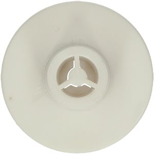 MS TAG ROUND FEMALE, LITTLE (THIN PIN) WHITE, BLANK 100 / PKG