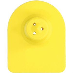 MS TAG TORBOGEN FEMALE, CLOSED, YELLOW, BLANK, 100 / PKG