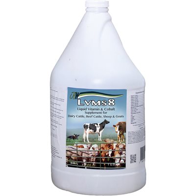 LVMS8 LIQUID VITAMIN COBALT SUPPLEMENT 3.78L LVMS8 LIQUID VITAMIN COBALT SUPPLEMENT 3.78L