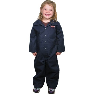 COVERALLS KIDS NAVY L/S SIZE 10 COVERALLS KIDS NAVY L/S SIZE 10