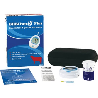 BHBCHECK BLOOD KETONE STARTER TEST KIT, 25PK