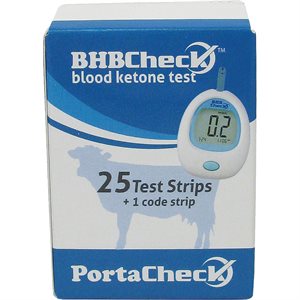 BHBCHECK BLOOD KETONE TEST STRIPS 25 / PKG