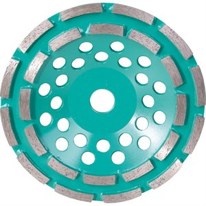 SANDING DISC DIAMOND 180MM DOUBLE ROWS