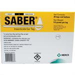 SABER® EAR TAGS, 20/PKG