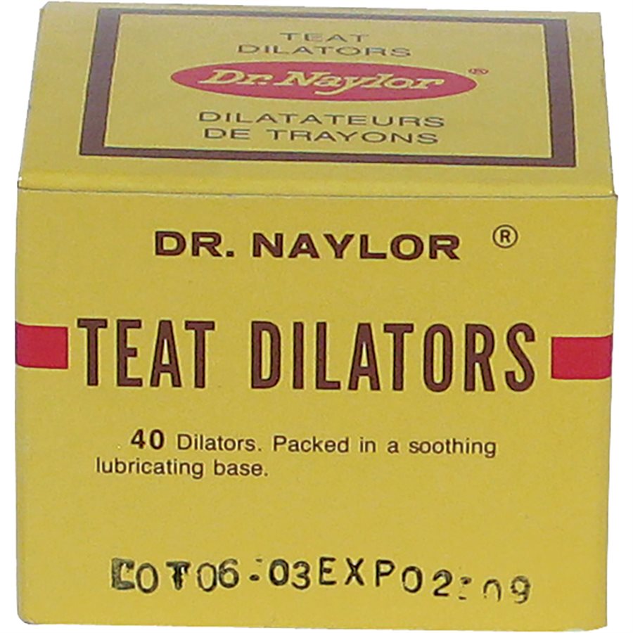 TEAT DILATORS DR. NAYLOR 40/PKG