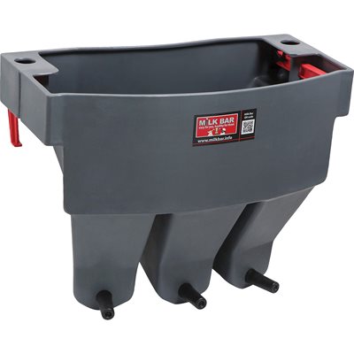 E-Z LOCK MILK BAR FEEDER WITH 3 COMPARTMENT