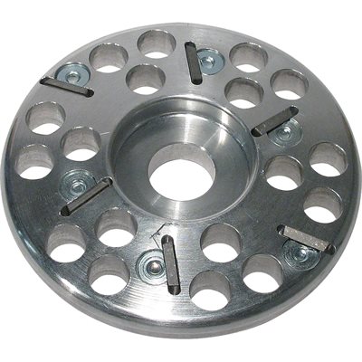 KERBL ALUMINUM HOOF DISC - 6 CUTTING KNIVES KERBL ALUMINUM HOOF DISC - 6 CUTTING KNIVES
