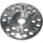 KERBL ALUMINUM HOOF DISC - 6 CUTTING KNIVES