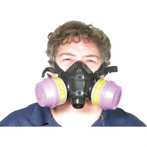 RESPIRATOR - 1/2 FACE MASK LARGE