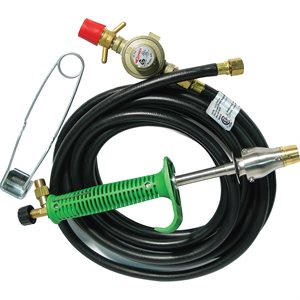 EXPRESS PROPANE GAS DEHORNER W / 15' HOSE(FOR 20 LB TANK)