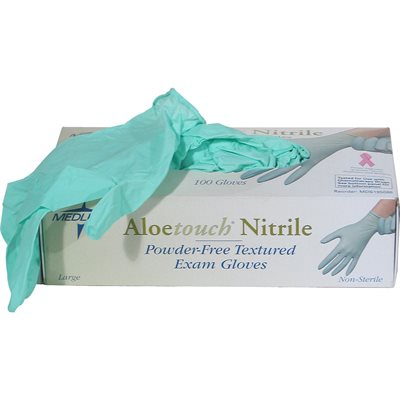 ALOETOUCH NITRILE GLOVES LARGE ALOETOUCH NITRILE GLOVES LARGE