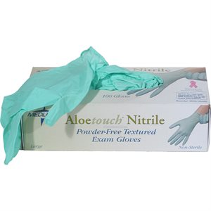 ALOETOUCH NITRILE GLOVES LARGE