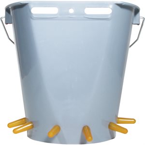 LAMB BUCKET 6 NIPPLES W / ALUMINUM VALVES