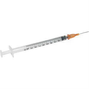 NEEDLE & 1 CC SYRINGE 25G BY 5 / 8in.