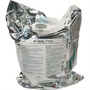 UKAL TOWEL - ANTISEPTIC WIPES 1200 / PKG