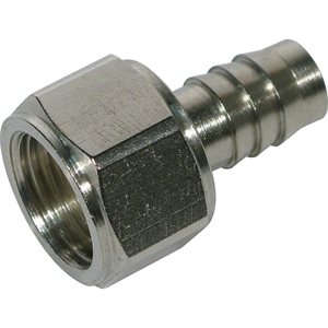 SS SWIVEL FITTING 1 / 2" HOSE BARB TO 1 / 2" FPT