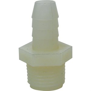 NYLON ADAPTER 1 / 2" MPT x 1 / 2" BARB