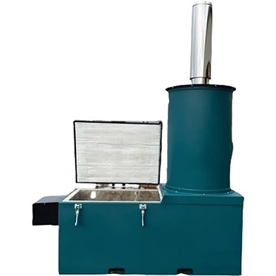 AIS 025 CYCLONE INCINERATOR, 250KG CAPACITY AIS 025 CYCLONE INCINERATOR, 250KG CAPACITY
