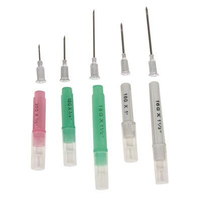 DETECTABLE SYRVET 16G X 1" NEEDLE