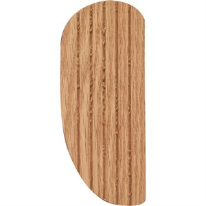Lined Hardwood Hoof Block